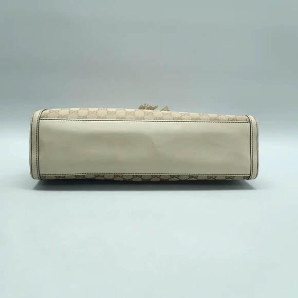 GUCCI Emily Brown Cloth Shoulder Bag 552-060525 - Picture 5 of 11